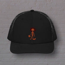 Load image into Gallery viewer, &quot;Snap-back Trucker Hat!!&quot; with Orange Logo