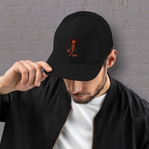 "Snap-back Trucker Hat!!" with Orange Logo