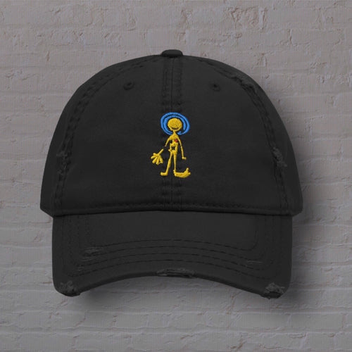 Distressed Hat, With Our Embroidered Logo! - By DDoTToDD