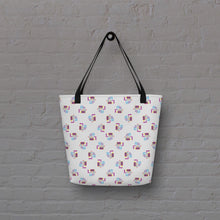 Load image into Gallery viewer, Level UP! Large Tote Bag - Color = Whisper - By DDoTToDD