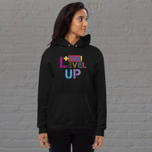 Load image into Gallery viewer, &quot;Level UP!&quot; Unisex fleece hoodie - By DDoTToDD (Starting at $48.44!)